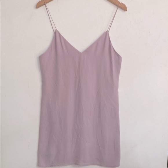 (BN28) Tobi lilac shift slip minidress Spaghetti Strap V-Neck, Size M, NWT - Picture 5 of 10